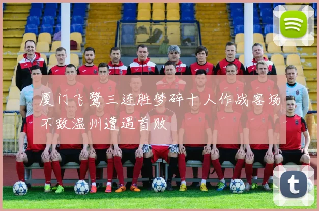 厦门飞鹭三连胜梦碎十人作战客场不敌温州遭遇首败
